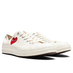 Converse x Comme Des Garcons PLAY All Star Chuck '70 Ox Small Red Heart - White