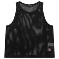Cotton Big Mesh Tank - Black