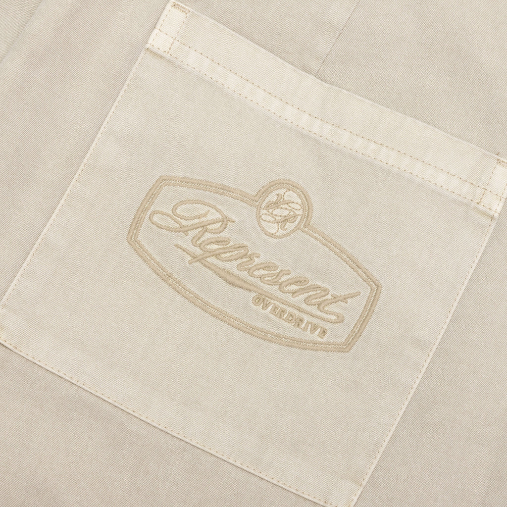 Cotton Tailored Short - Beige