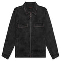 Cowhide Work Jacket - Black