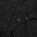 Cowhide Work Jacket - Black