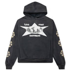 Cowrie Crystal Hoodie - Black