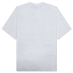 Crack Print Pattern Logo Relaxed Fit Tee - White