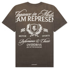 Crest T-Shirt - Dark Taupe