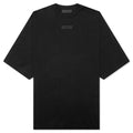 Crewneck T-Shirt - Jet Black