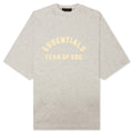 Heavy Jersey Crewneck T-Shirt - Light Heather Grey