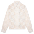 Crochet Full Zip Jacket - Bone