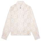 Crochet Full Zip Jacket - Bone