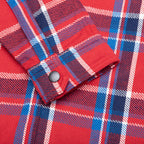 Cropped Outershirt - Red Plaid