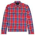Cropped Outershirt - Red Plaid