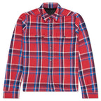 Cropped Outershirt - Red Plaid