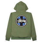 Cross Dot Hoodie - Olive
