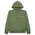 Cross Dot Hoodie - Olive
