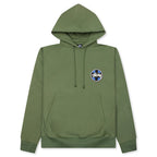 Cross Dot Hoodie - Olive