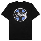 Cross Dot Pigment Dyed Tee - Black
