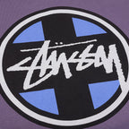 Cross Dot Pigment Dyed Tee - Grape