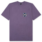 Cross Dot Pigment Dyed Tee - Grape