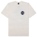 Cross Dot Pigment Dyed Tee - Natural