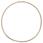 Curb Chain M Gold - 925 Sterling Silver/9K Gold