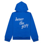 Cursive Honor Hoodie - Blue