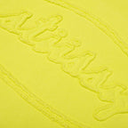 Cursive Applique Zip Hood - Lime