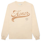 Holiday Holiday Script L/S - Bone