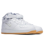 Air Force 1 Mid Jewel 'NYC'- White/Midnight Navy