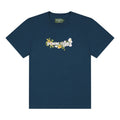 Denim Tears Cotton Floral Logo T-shirt 'Navy' SS25TSL049876