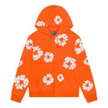 Denim Tears Cotton Wreath Zip Hoodie 'Orange' FW25TZH2982313