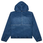 Denim Sherpa Work Jacket - Washed Blue