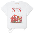 Devil Band T-Shirt - Vintage White