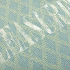 Diamond Jacquard Zip Hoodie - Light Indigo