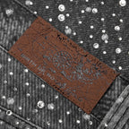 20K Swarovski Diamond Boro Jean - Black