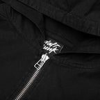 Digital Zip Poncho Hoodie - Black