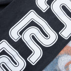 Divinity Paper Garden L/S Tee - Faded Black