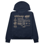 DNA Zip Hoodie - Navy