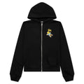 Dollie Zip Hoodie - Black