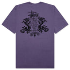 Double Dragon Pigment Dyed Tee - Grape