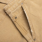 Ryan Double Knee Shorts - Washed Brown