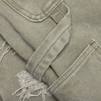 Ryan Double Knee Shorts - Washed Olive