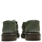 Adrian Y's Smooth Leather Tassel Loafer - Khaki/Green