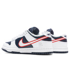 Women's Dunk Low 'Houston Comets Four-Peat' - White/University Red/Obsidian