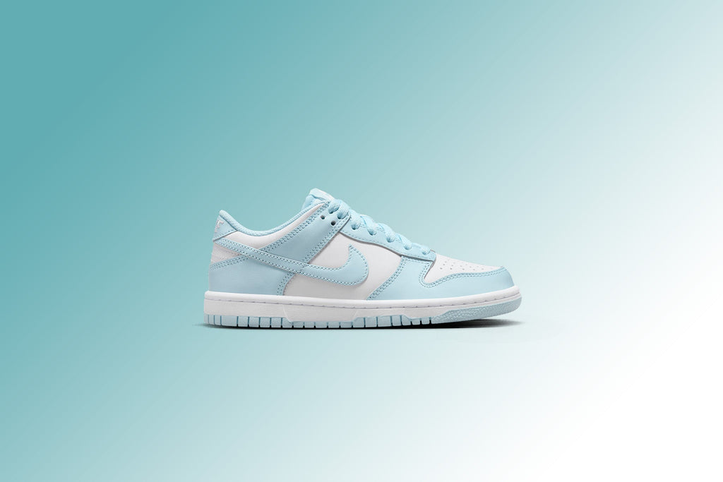 Dunk Low (GS) - White/Glacier Blue