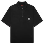 Electron Zip Polo - Black