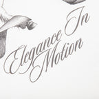 Elegance In Motion T-Shirt - Flat White