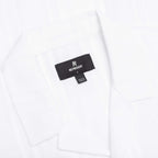 Embroidered Bowling Shirt - Antique White