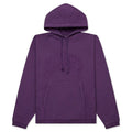 Embroidered Relaxed Hoodie - Purple