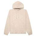 Embroidered Relaxed Hoodie - Sand