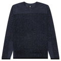 Engineered Panel Sweater - Navy