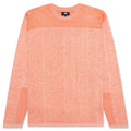 Engineered Panel Sweater - Orange